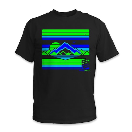 The High Country High Visibility Tee, Black, M